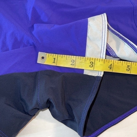 NWOT Althleta Color Block Running Shorts ZIP POCKET DRAWSTRING Size M - Picture 4 of 15